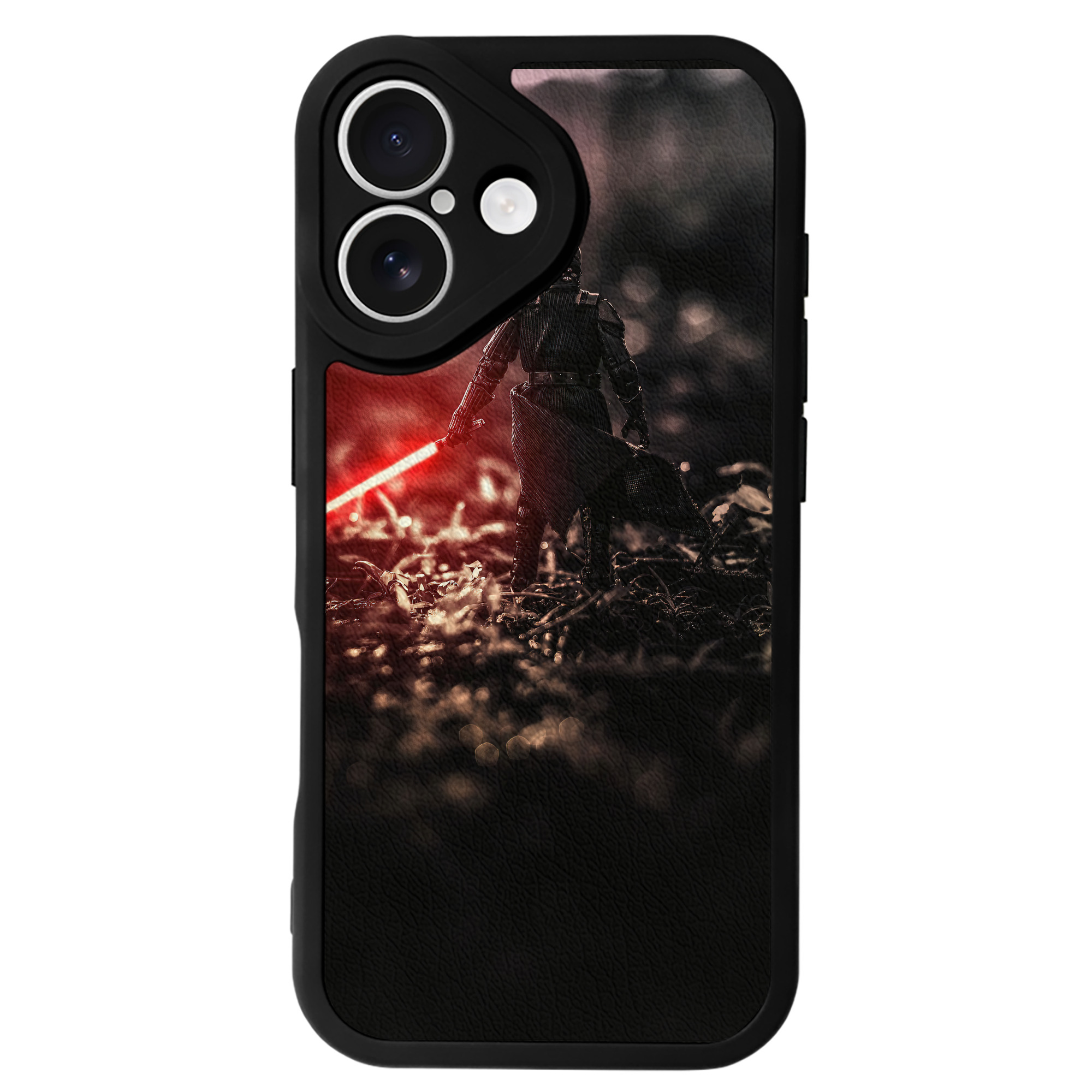 （画像用） スター・ウォーズ Star Wars 【iPhone 16シリーズ対応】シリコンスマホケース（レザー調） 材質：シリコン